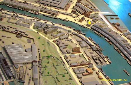 K&ouml;ster-Modell Fischereihafen Weserm&uuml;nde/Geestem&uuml;nde - Fischereihafen-Restaurant "Hollmeyer" (Foto2)