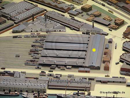 K&ouml;ster-Modell Fischereihafen Weserm&uuml;nde/Geestem&uuml;nde - Fischversandbahnhof (Foto1)