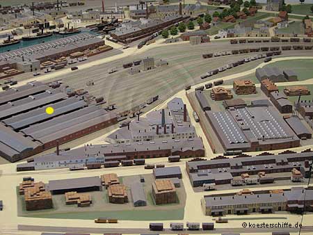 K&ouml;ster-Modell Fischereihafen Weserm&uuml;nde/Geestem&uuml;nde - Fischversandbahnhof (Foto2)