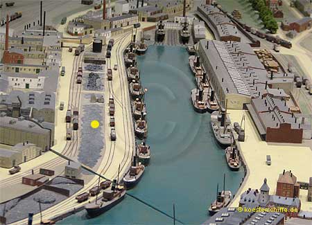 K&ouml;ster-Modell Fischereihafen Weserm&uuml;nde/Geestem&uuml;nde - Kohlenkai  (Foto2)