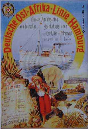 Deutsche Ost-Afrika-Linie, Hamburg