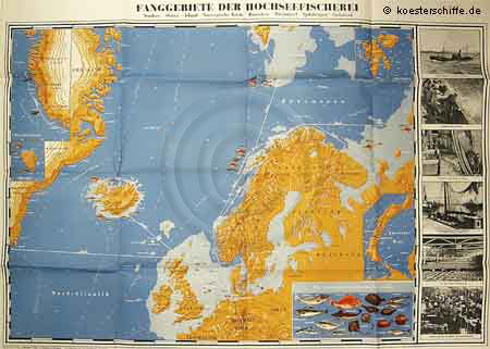 Fanggebiete der Hochseefischerei