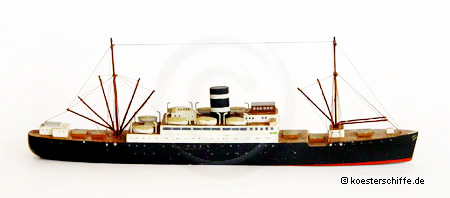 Köster-Modell Fahrgastschiff, ca. 9.000 Tons