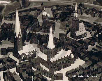 K&ouml;ster-Modell: Hamburger Stadtmodell 1644/Innenstadt